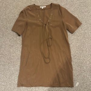 BCBGeneration Short Sleeve Dress - Tan/Camel - Never Been Worn - Size M